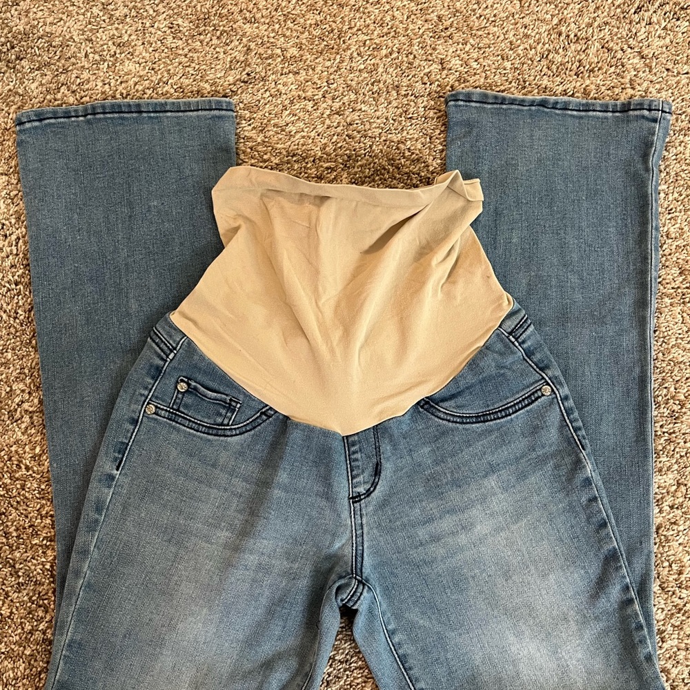 Blue Maternity Jeans
